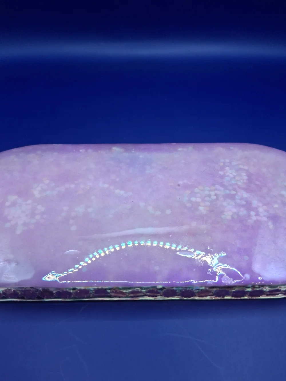 Handcrafted Floral Resin Trinket Tray in Rainbow Pastels